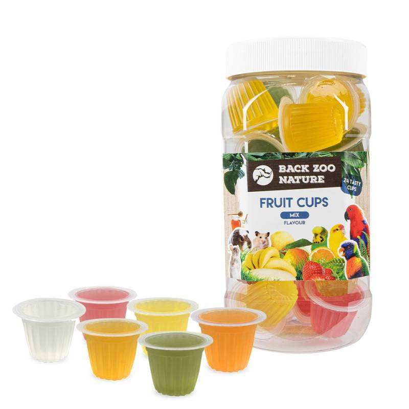 Vasitos de fruta Back Zoo Nature Mixtos 24 piezas